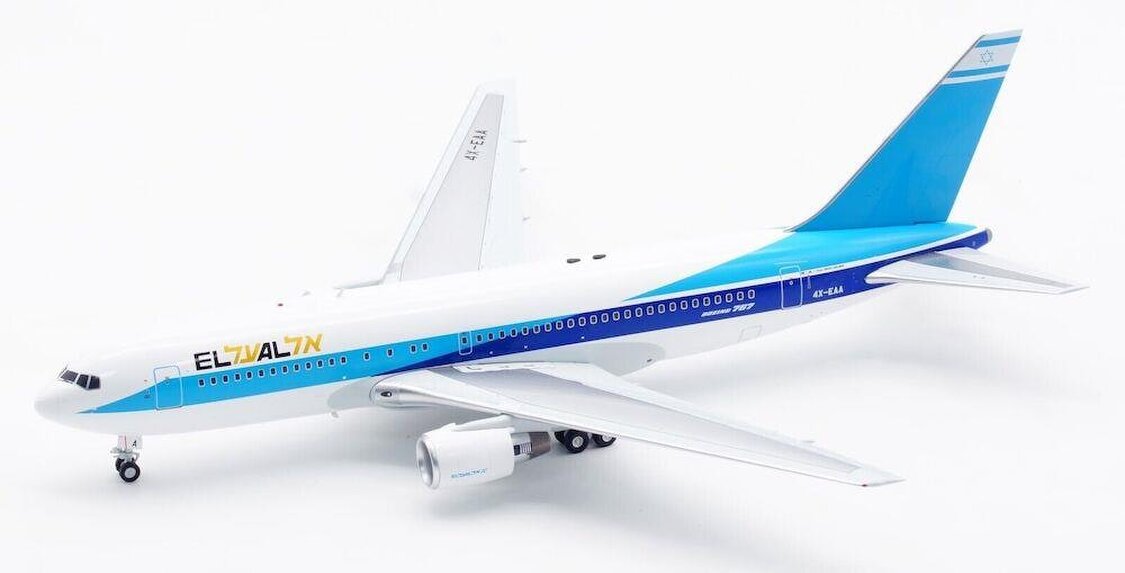 MCSlots El Al Israel Airlines Boeing 767-258 4X-EAA 1:200 Inflight200 IF762EY0523