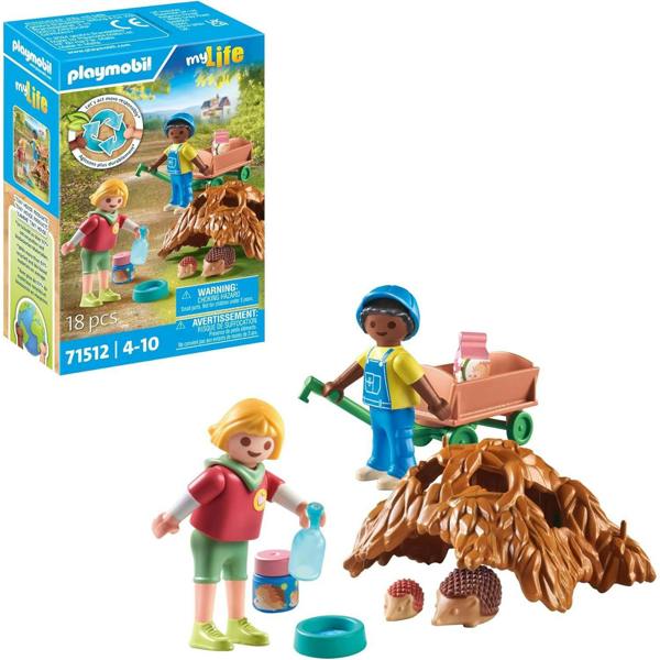 Children with Hedgehog family - 71512 Playset