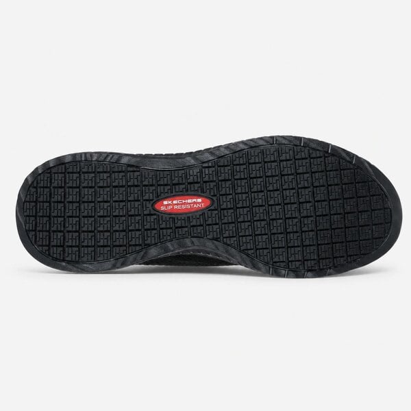 Skechers 108247WE Slip Resistant Work Trainers   in  Black