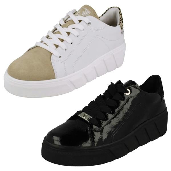 Rieker Ladies Rieker Evolution Soft Casual Lace Up Trainers W0501