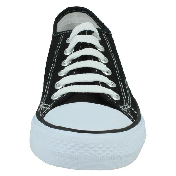 Spot On Ladies Spot On Casual Lace Up Trainers F80543