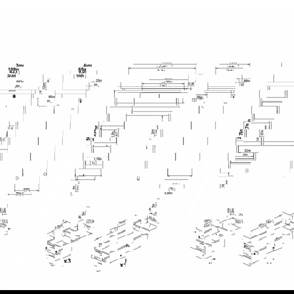 Furniture To Go Function Plus Desk (3+1) Handle Free Drawer in White