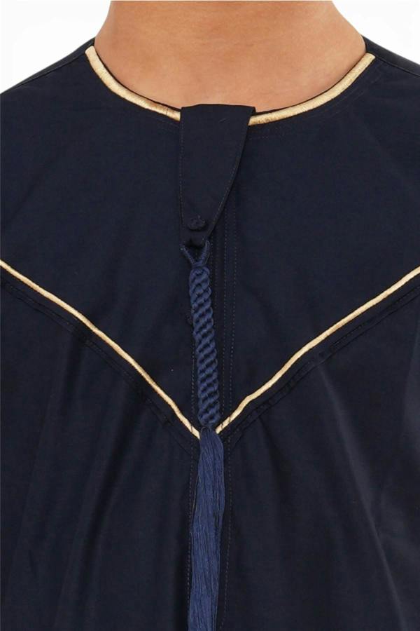 Infinity Leather Kids Boys Ramadan Moroccan Jubba Robe Djellaba Eid Thobe - K-TT-006