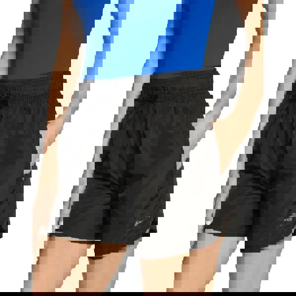 Zoggs Womens Indie black swim shorts with pockets, 30cm leg length