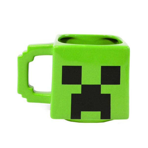 Minecraft Face Creeper Mug and Coaster Set - Green