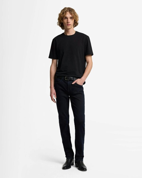 7 For All Mankind SLIMMY Mens Slim Fit Luxe Performance Eco Denim Jeans - Blue Black