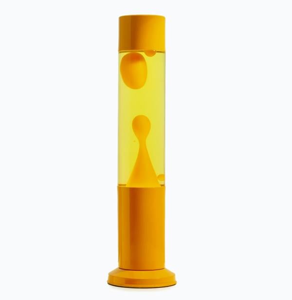 Nova Lava Lamp Yellow w/Yellow Liquid Orange Wax