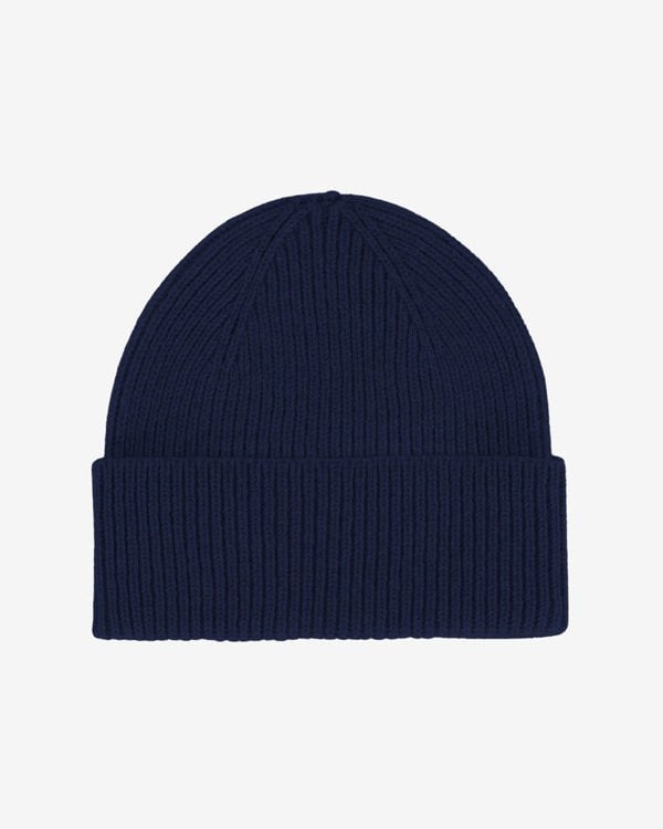 Colorful Standard Merino Wool Beanie - Marine Blue
