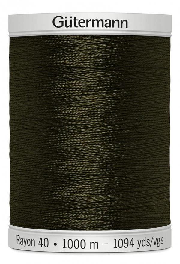 Gutermann No 40 Sulky Rayon Embroidery Thread 1000m Rayon Thread Suitable For Embroidery