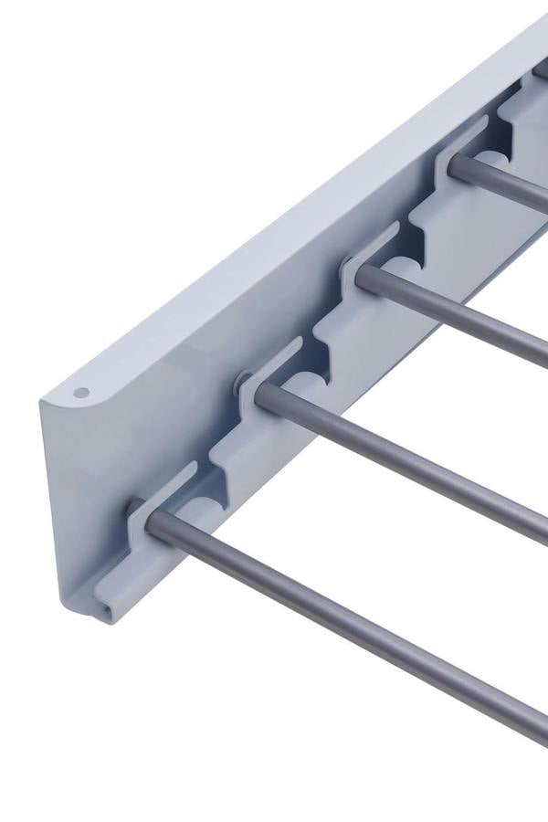 Living and Home 5-Rod Space-Saving Wall Mounted Towel Drying Rack