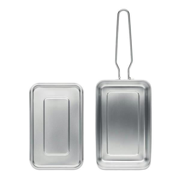 MidOcean Tamelunch Stainless Steel 750ml Lunch Box - Silver - 