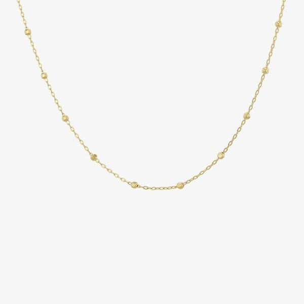 T. H. Baker 9ct Yellow Gold 16 Inch Ball Trace Chain 1.13.7903