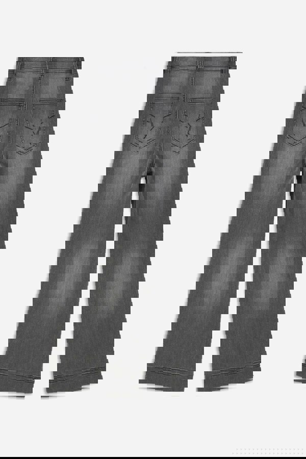 ENORSIA Womens Grey Wide Leg Culottes