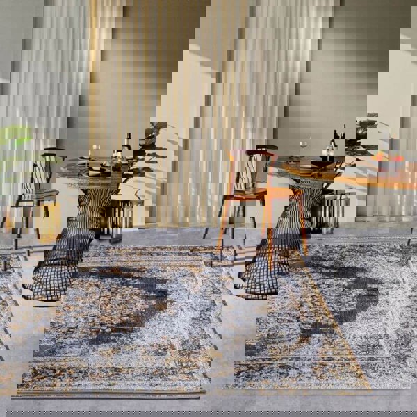 The Rugs Medallion Design Indoor-Outdoor Rug | Elegant