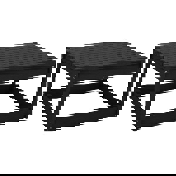 Berkfield 5 Piece Garden Lounge Set Black Solid Pinewood