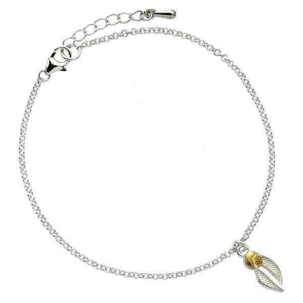 Harry Potter sterling silver Golden snitch charm bracelet  silver