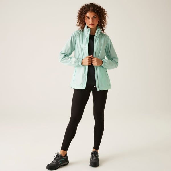 Regatta Corinne IV Waterproof Packaway Women's Jacket - Bleached Aqua