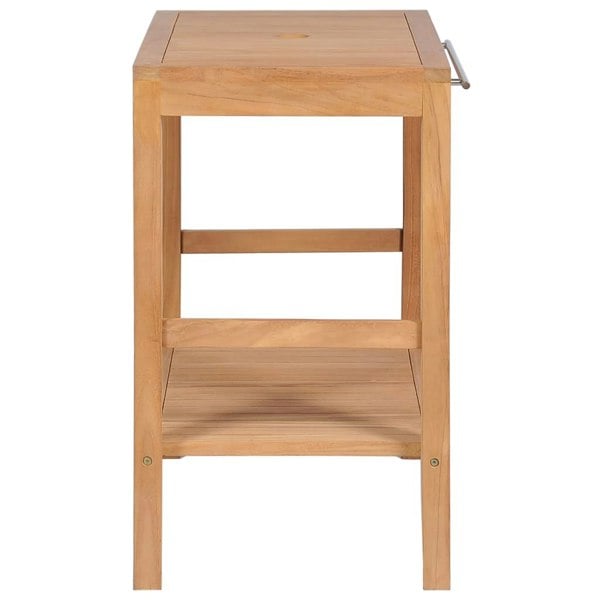 Berkfield Bathroom Vanity Cabinet Solid Teak 74x45x75 cm