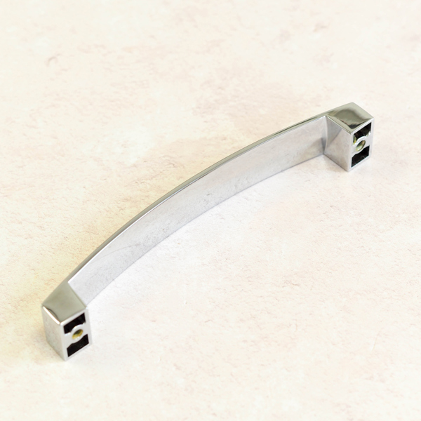 Handle & Home Polished Chrome Curved Bow Handles