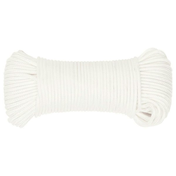 Berkfield Boat Rope Full White 5 mm 250 m Polypropylene