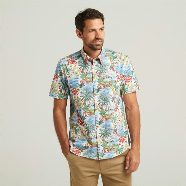 Gabicci G52W08 Mens Short Sleeve Printed Shirt Gabicci Classic - SPRAY