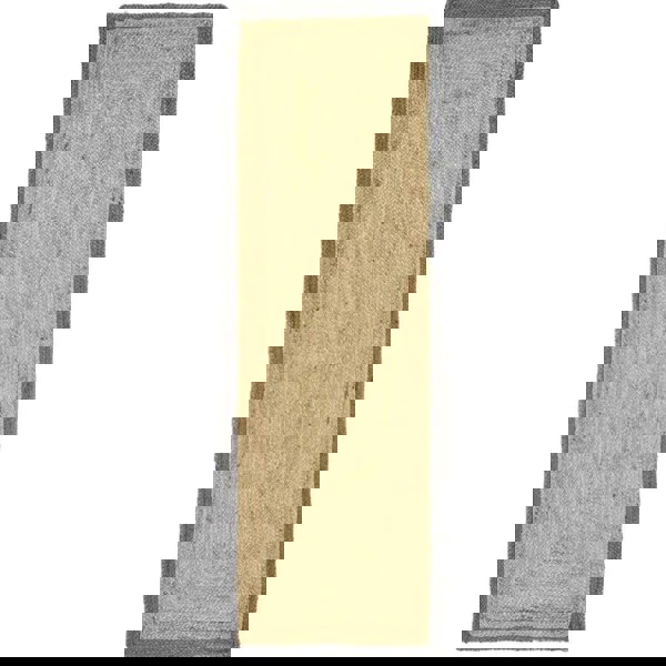 Shop Bordered Grey Jute Rug | 100% Organic Fibers | The Rugs