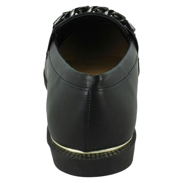 Spot On Ladies Spot On Smart Slip On Loafers F80545