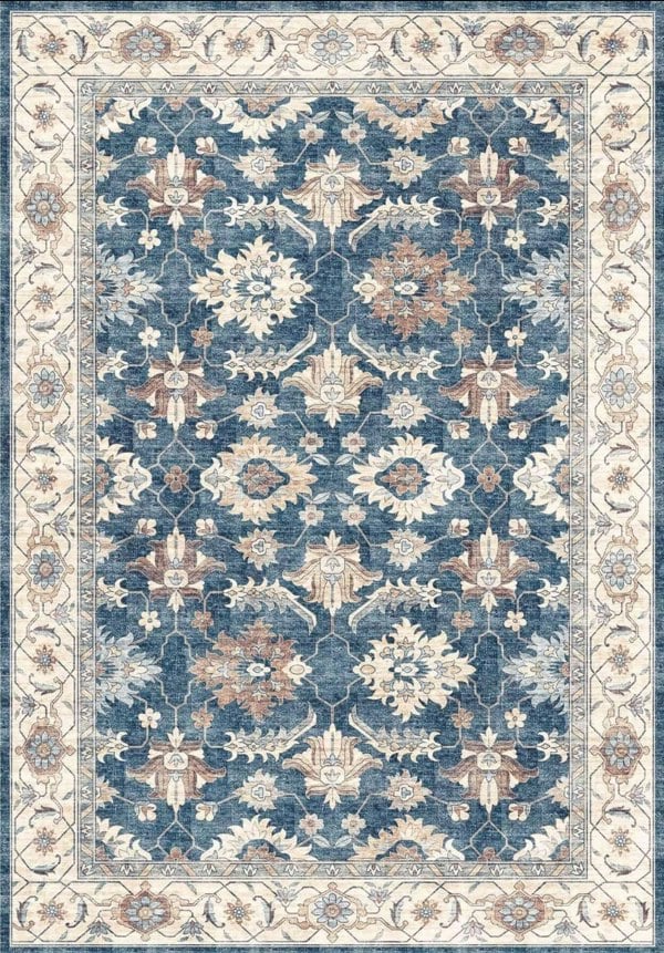 Ultra Soft Machine Washable Rug | Persian Inspired | Jurdar
