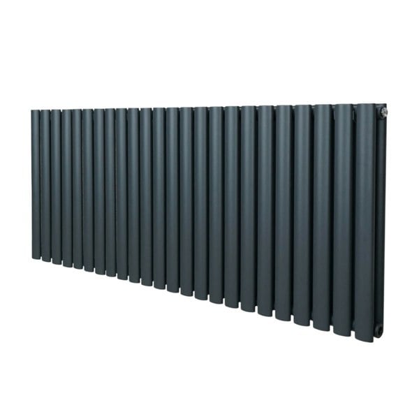 Monstershop Oval Column Radiator – 600mm x 1440mm – Anthracite Grey