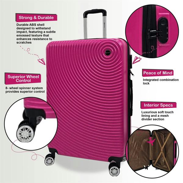Eagle Luggage Hard Shell ABS Cabin Suitcase Luggage Set