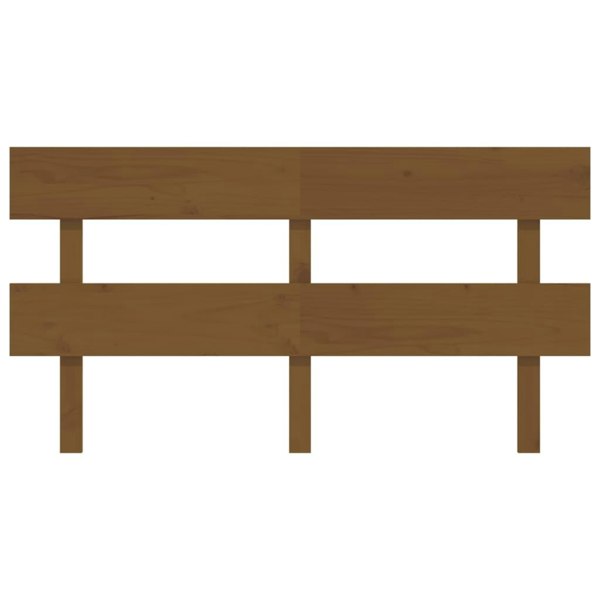 Berkfield Bed Headboard Honey Brown 154x3x81 cm Solid Wood Pine