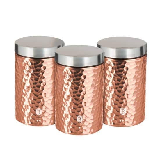 Kitchen Canister Set Berlinger Haus BH/6715 Rose Gold Collection