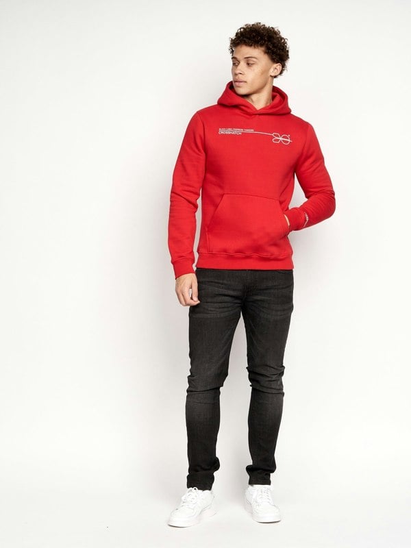Crosshatch Karver Hoodie 2pk Red/Black