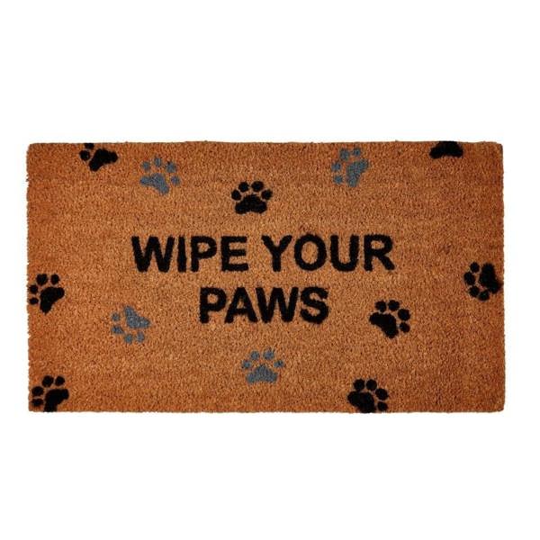 Groundsman Wipe Your Paws Door Mat - Brown/Black - 