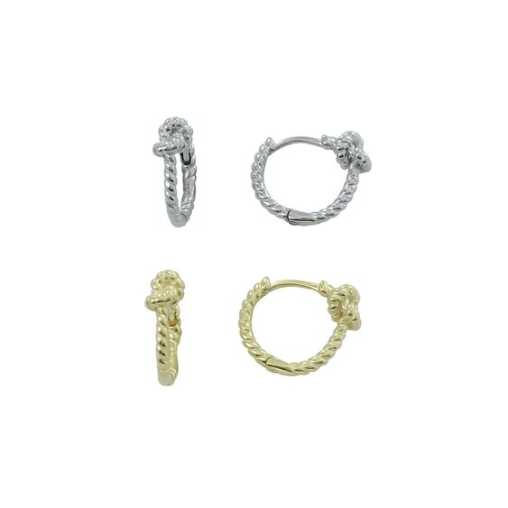 Reeves & Reeves Knot Tonight Hoop Earring