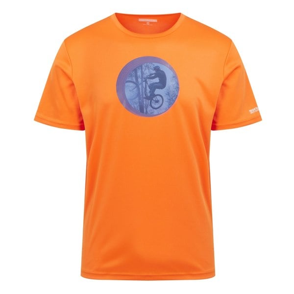 Regatta Mens Fingal VIII Cycling T-Shirt - Persimmon