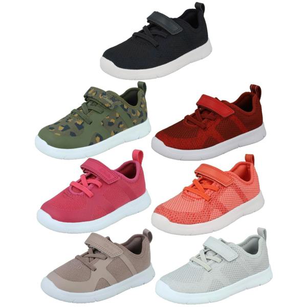 Clarks Childrens Unisex Girls Boys Clarks Casual Trainers Ath Flux