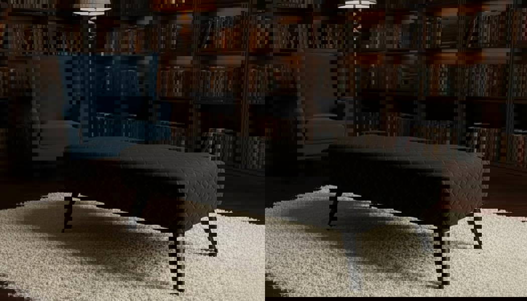 ISTOOLS Premium Stitched Footstool Bench & Coffee Table – Non-Storage