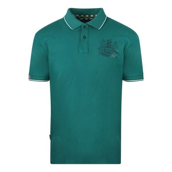 Aquascutum Aldis Crest Polo Shirt - Green
