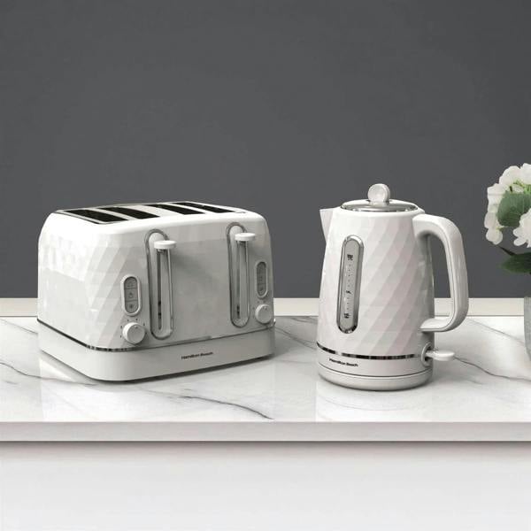 Hamilton Beach Diamond 4 Slice Toaster - White