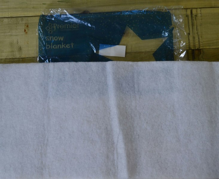Samuel Alexander 3m x 38cm Christmas Fake Snow Scene Drape Material