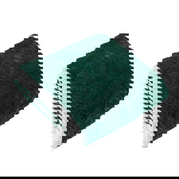 Furn Festive Time Sherpa Fleece Embossed Throw - Emerald