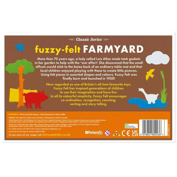 Fuzzy Felt Fuzzy-Felt Classic - Farmyard