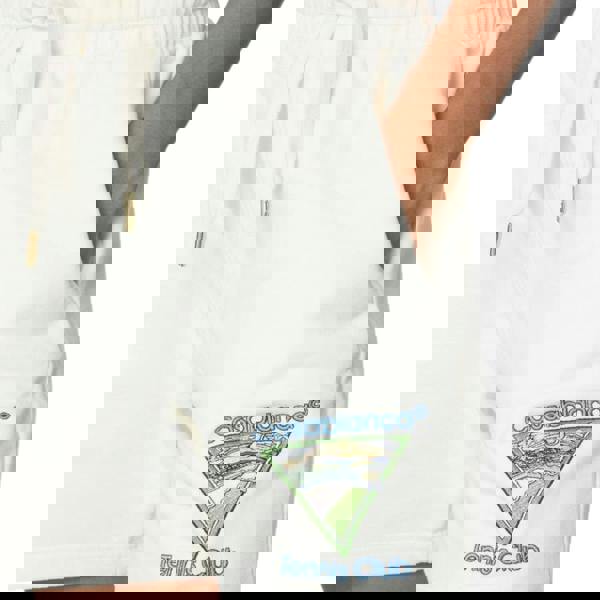 Casablanca Embroidered Tennis Club Icon Off-White Shorts