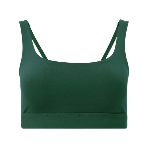 Girlfriend Collective Womens/Ladies Andy Split Strap Sports Bra - Moss