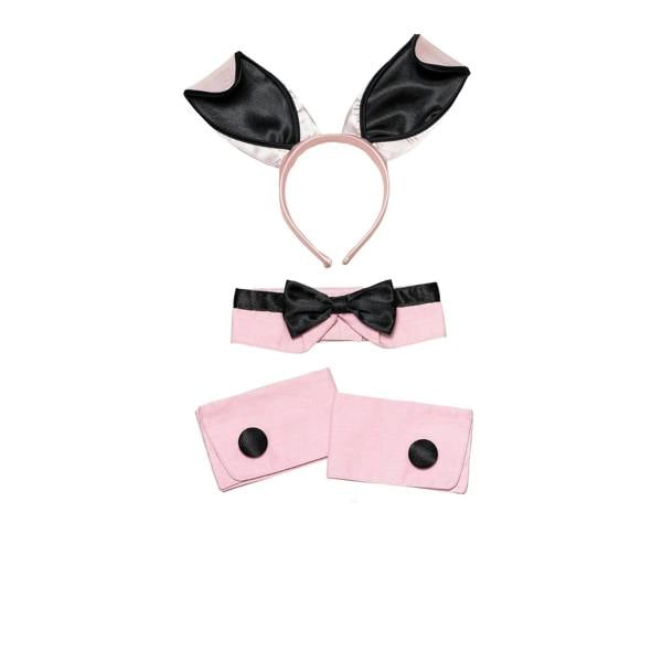 Bristol Novelty Womens/Ladies Bunny Girl Set - Pink - 