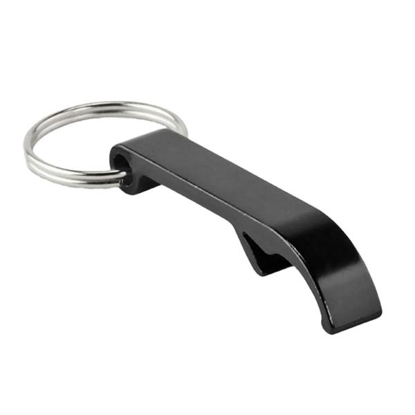 MidOcean Ovikey Recycled Aluminium Keyring - Black - 
