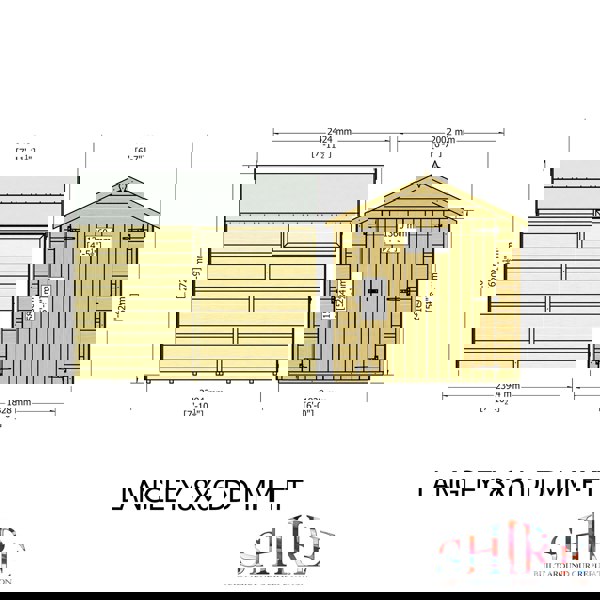 Shire 8x6 Langley double door security window apex shed 12mm shiplap interlock cladding