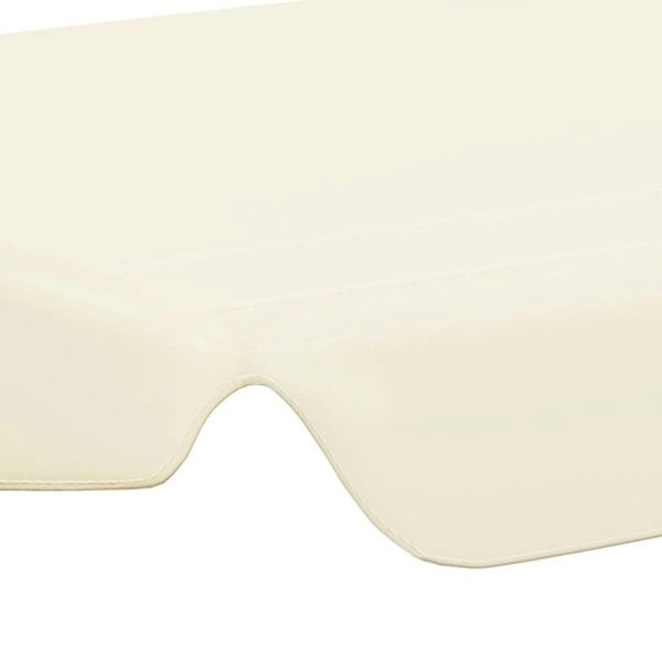 Berkfield Replacement Canopy for Garden Swing Cream 150/130x70/105 cm