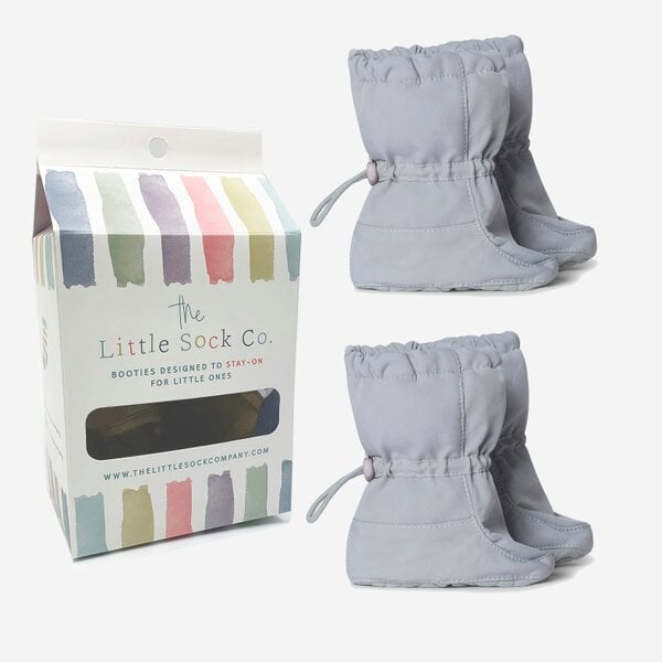 Little Sock Co. 2 Pack of All Weather Stay-on Booties - Showerproof & Windproof - Rayne + Rayne